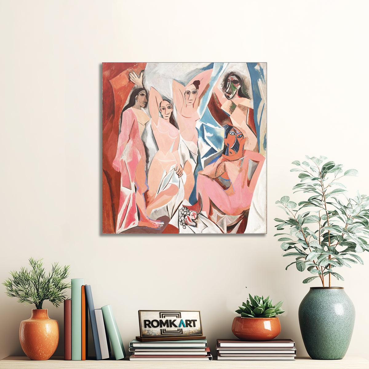 Pablo Picasso Les Demoiselles Davignon The Young Ladies Of Avignon 1907 – Reproduction