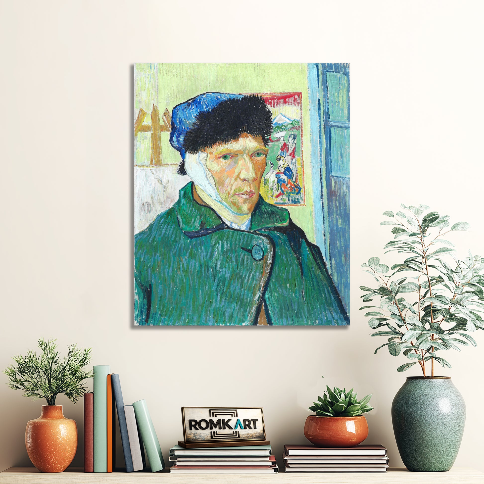 Vincent Van Gogh Self-portrait With Bandaged Ear 1889 – Reproduction
