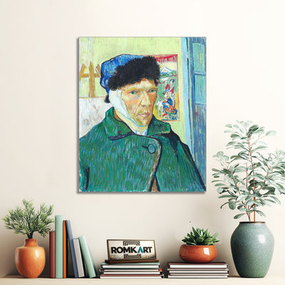 Vincent Van Gogh Self-portrait With Bandaged Ear 1889 – Reproduction