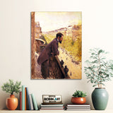 Gustave Caillebotte L'Homme Au Balcon 1880 – Reproduction