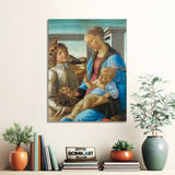 Sandro Botticelli Virgin And Child With An Angel 1470 – Reproduction