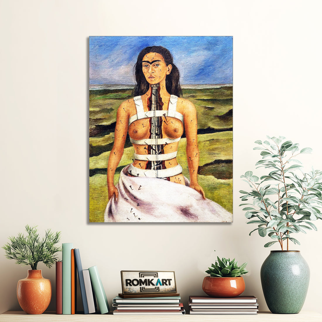 Frida Kahlo The Broken Column 1944 – Reproduction