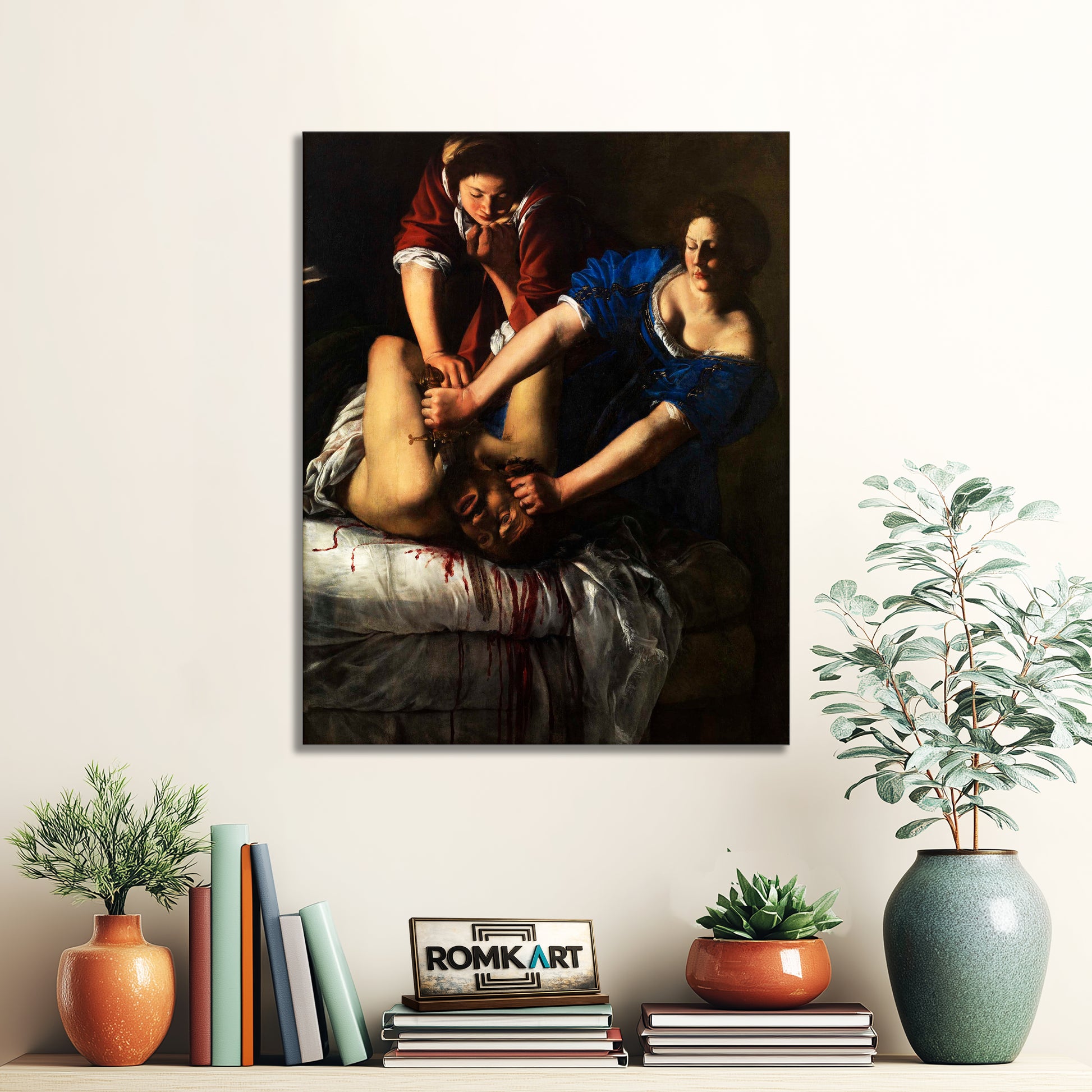 Artemisia Gentileschi Judith Beheading Holofernes 1613 Museo Di Capodimonte – Reproduction
