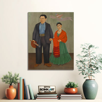 Frida Kahlo Frieda And Diego Rivera 1931 – Reproduction