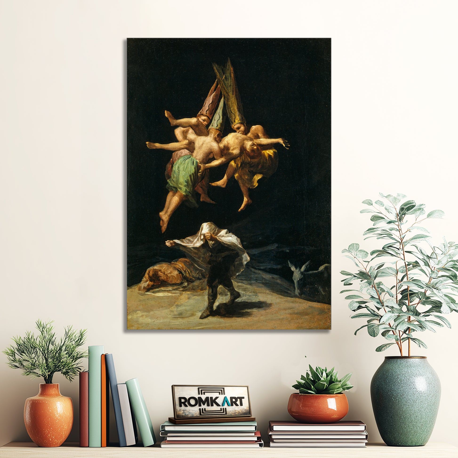 Francisco Goya Witches Flight 1797 – Reproduction