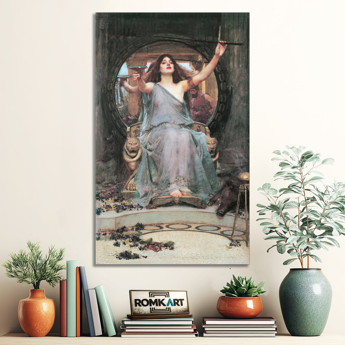 John William Waterhouse Circe Offering The Cup To Ulysses 1891 – Reproduction
