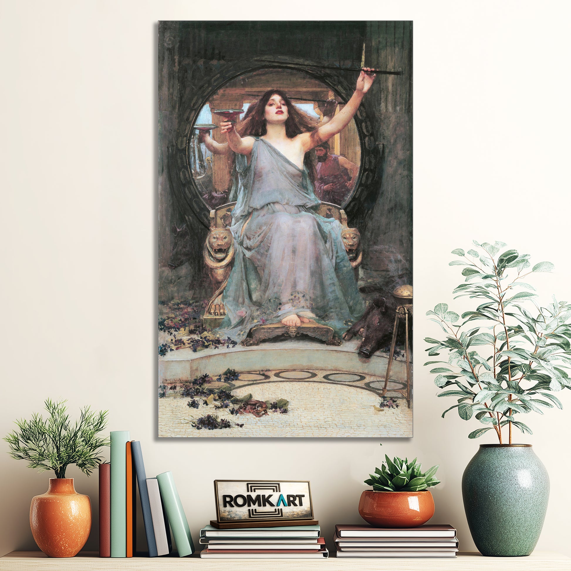 John William Waterhouse Circe Offering The Cup To Ulysses 1891 – Reproduction