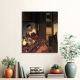 Johannes Vermeer A Girl Asleep 1657 – Reproduction