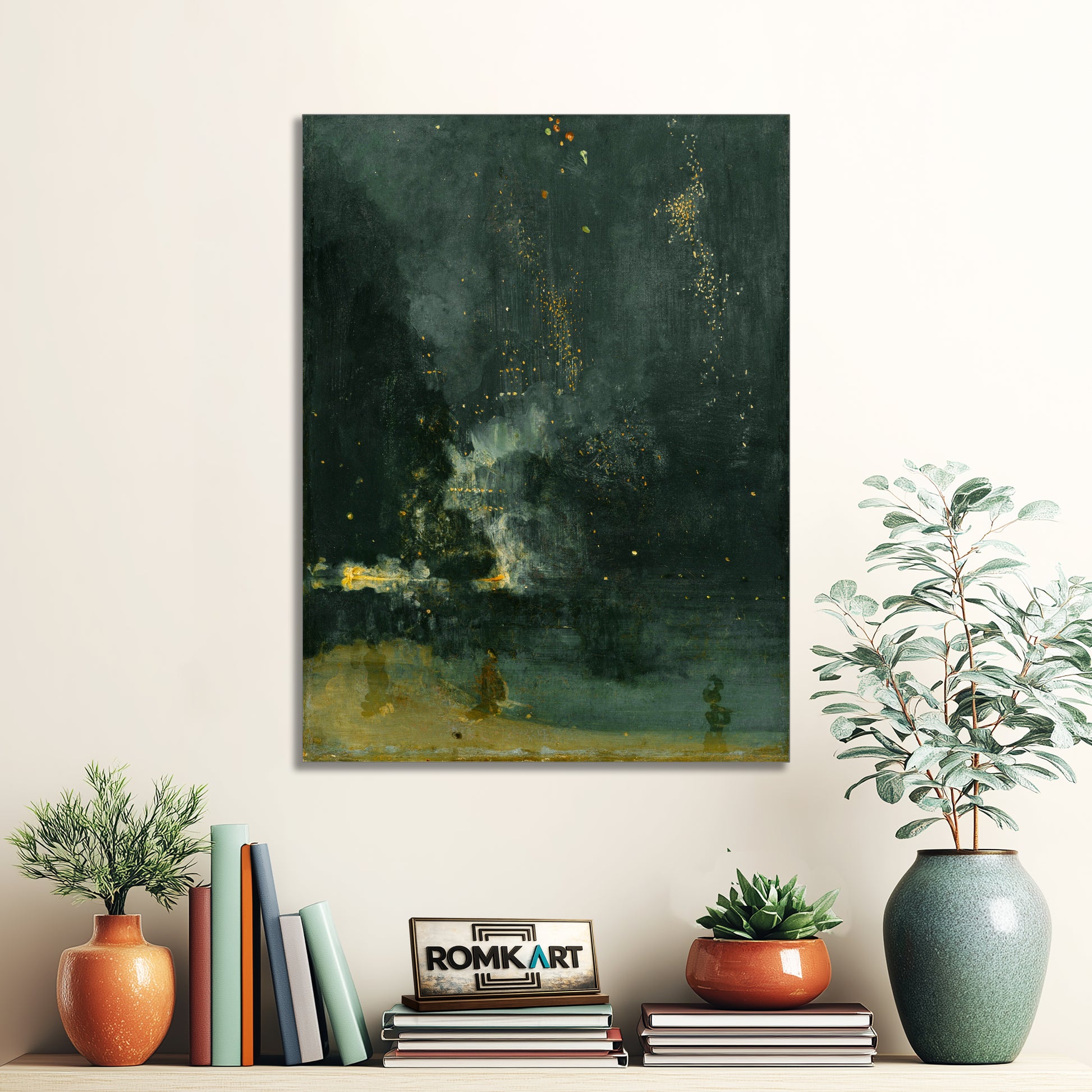 James Mcneill Whistler Nocturne In Black And Gold The Falling Rocket – Reproduction