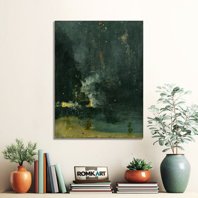 James Mcneill Whistler Nocturne In Black And Gold The Falling Rocket – Reproduction