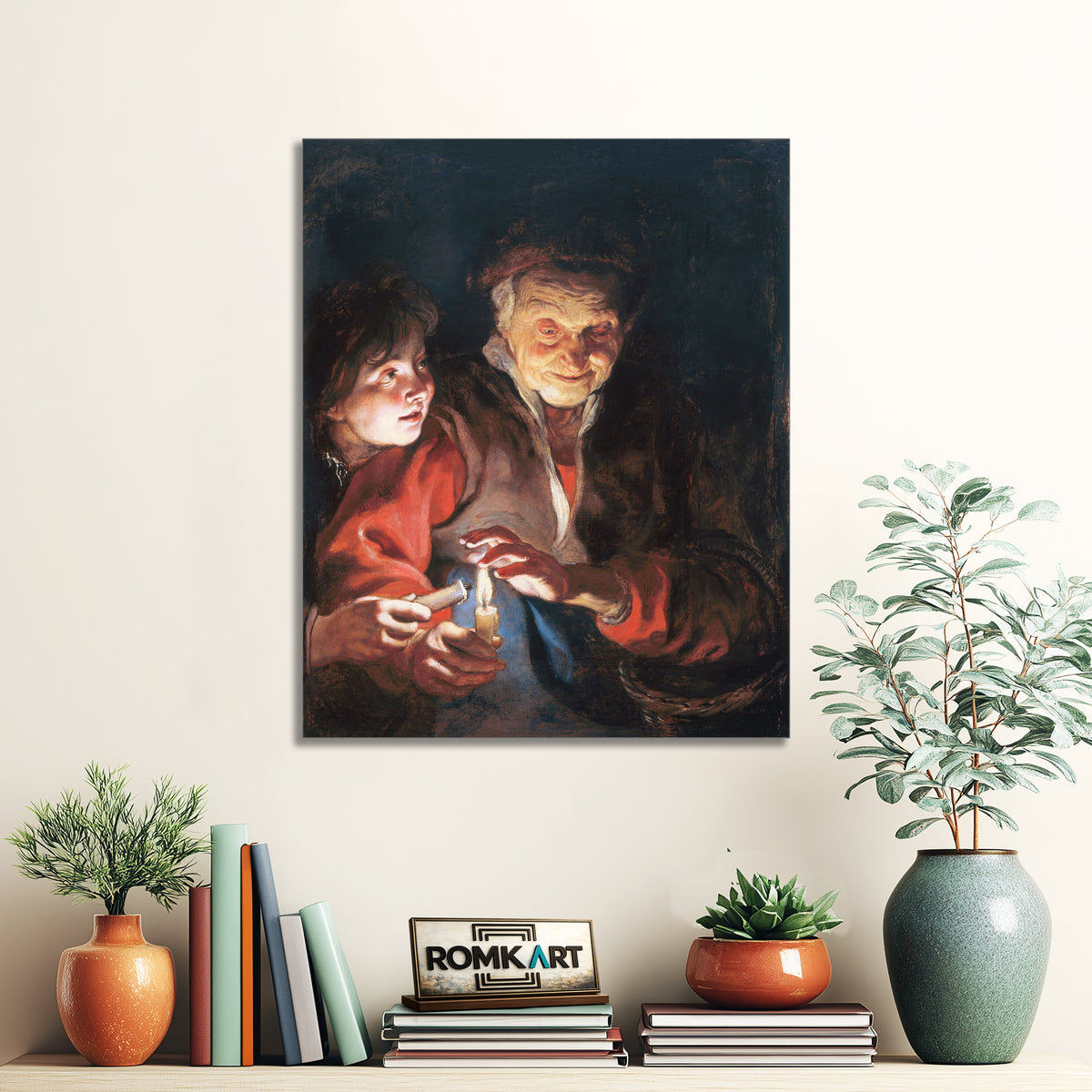 Peter Paul Rubens Two Women With A Candle – Reproduction