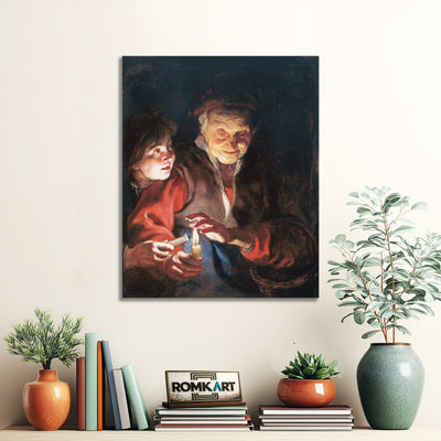 Peter Paul Rubens Two Women With A Candle – Reproduction