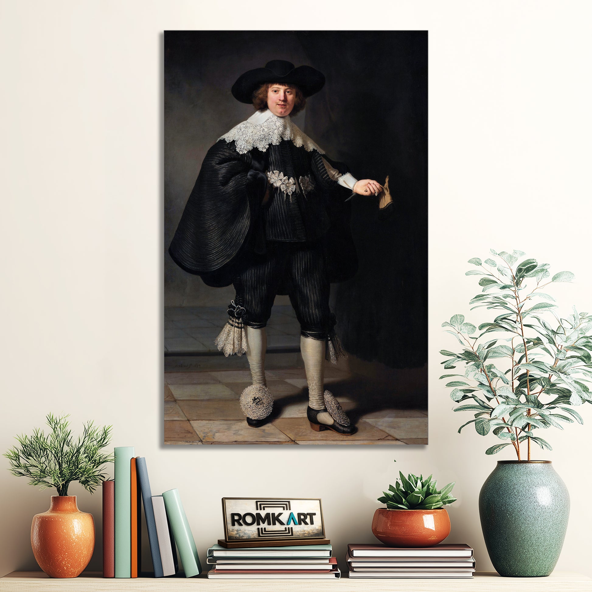 Rembrandt Portrait of Maerten Soolmans 1634 – Reproduction