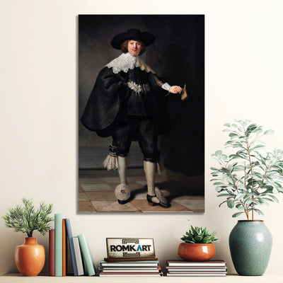 Rembrandt Portrait of Maerten Soolmans 1634 – Reproduction