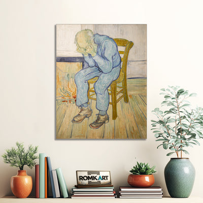Vincent Van Gogh Sorrowing Old Man - At Eternity's Gate 1890 – Reproduction