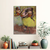 Edgar Degas Three Dancers With Hair In Braids – Reproduction