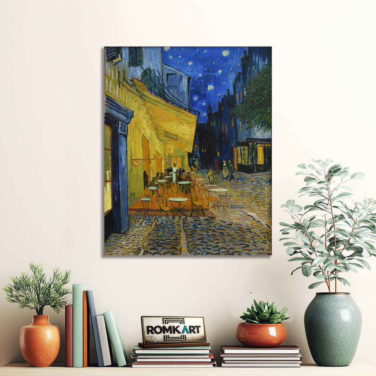 Vincent Van Gogh Cafe Terrace At Night 1888 – Reproduction
