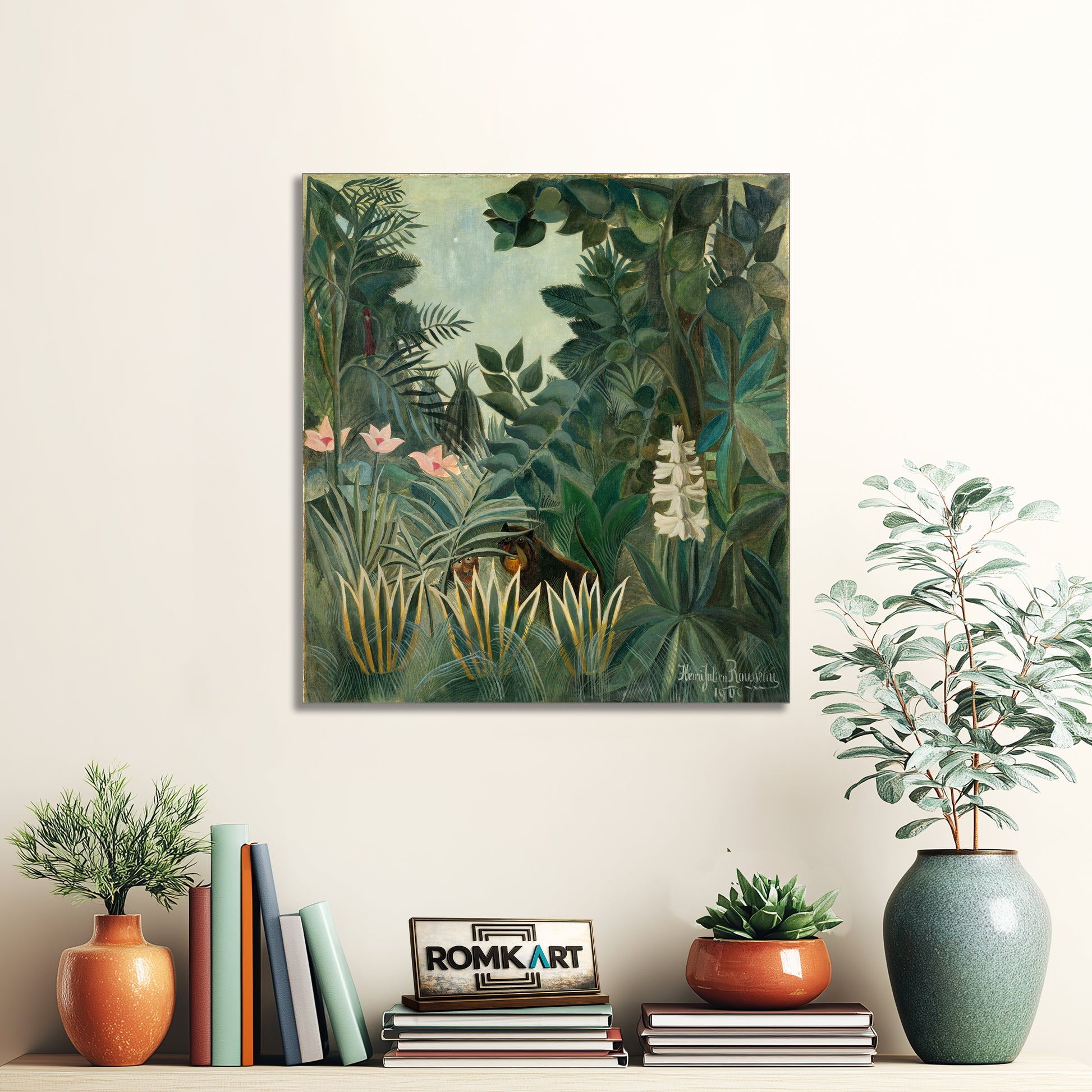 Henri Rousseau The Equatorial Jungle 1909 – Reproduction