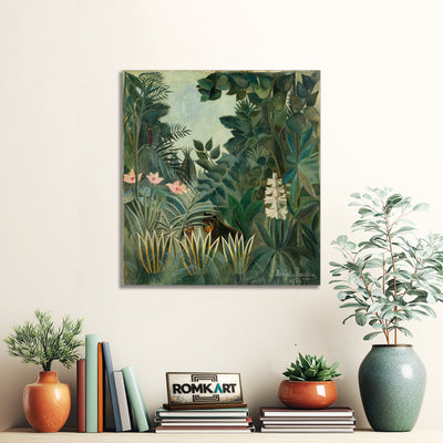 Henri Rousseau The Equatorial Jungle 1909 – Reproduction