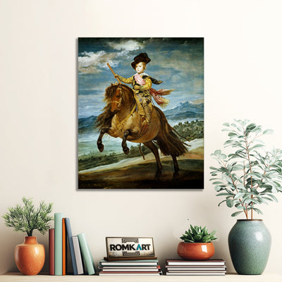 Diego Velazquez Equestrian Portrait Of Prince Balthasar – Reproduction
