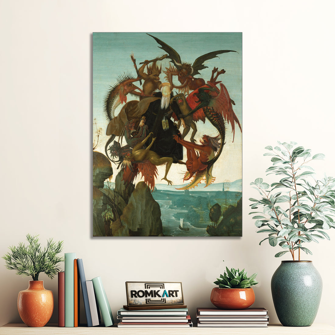 Michelangelo The Torment Of Saint Anthony 1487-1488 – Reproduction