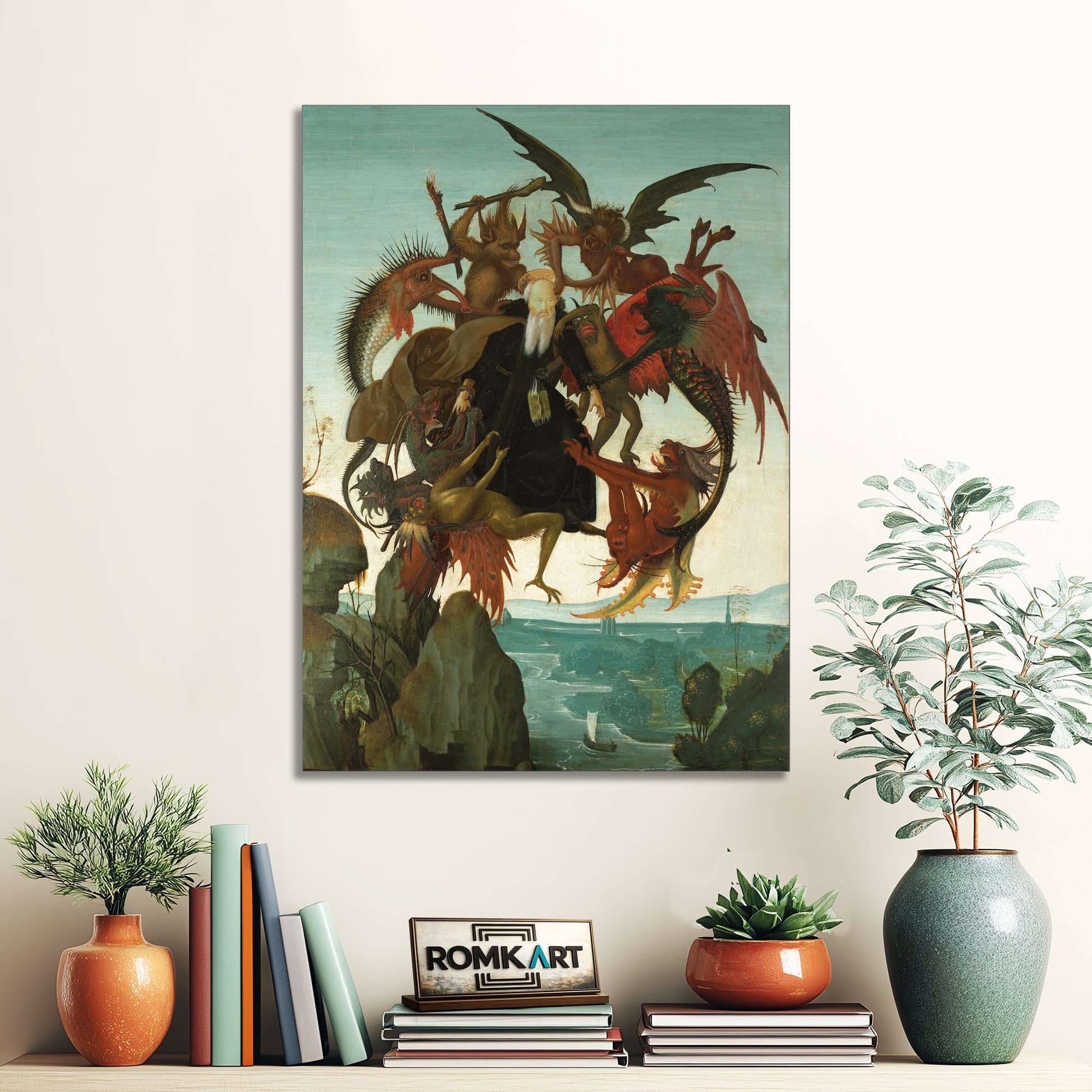 Michelangelo The Torment Of Saint Anthony 1487-1488 – Reproduction