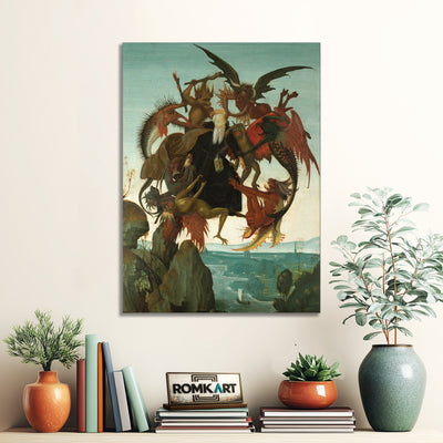 Michelangelo The Torment Of Saint Anthony 1487-1488 – Reproduction