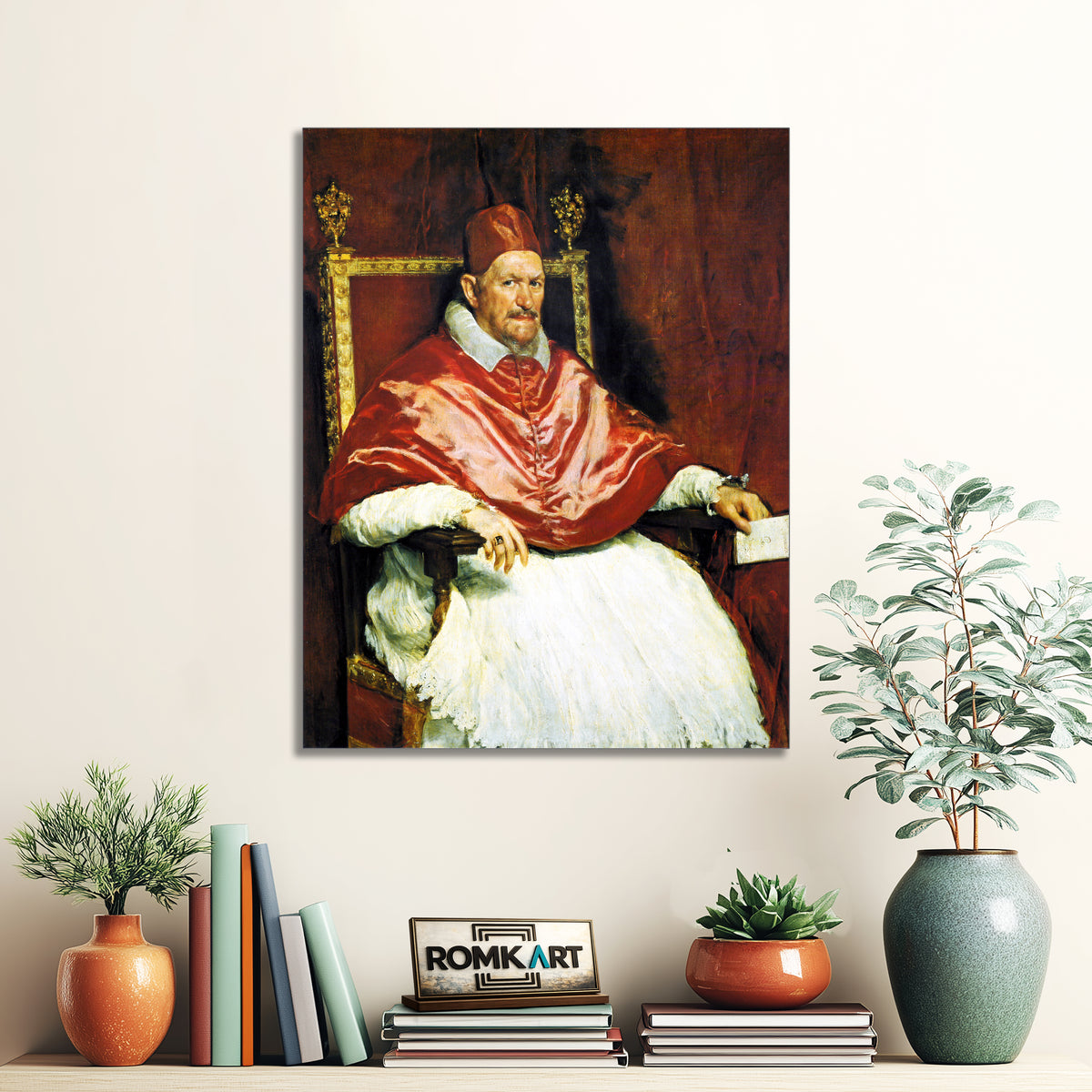 Diego Velazquez Portrait Of Pope Innocent X 1650 – Reproduction