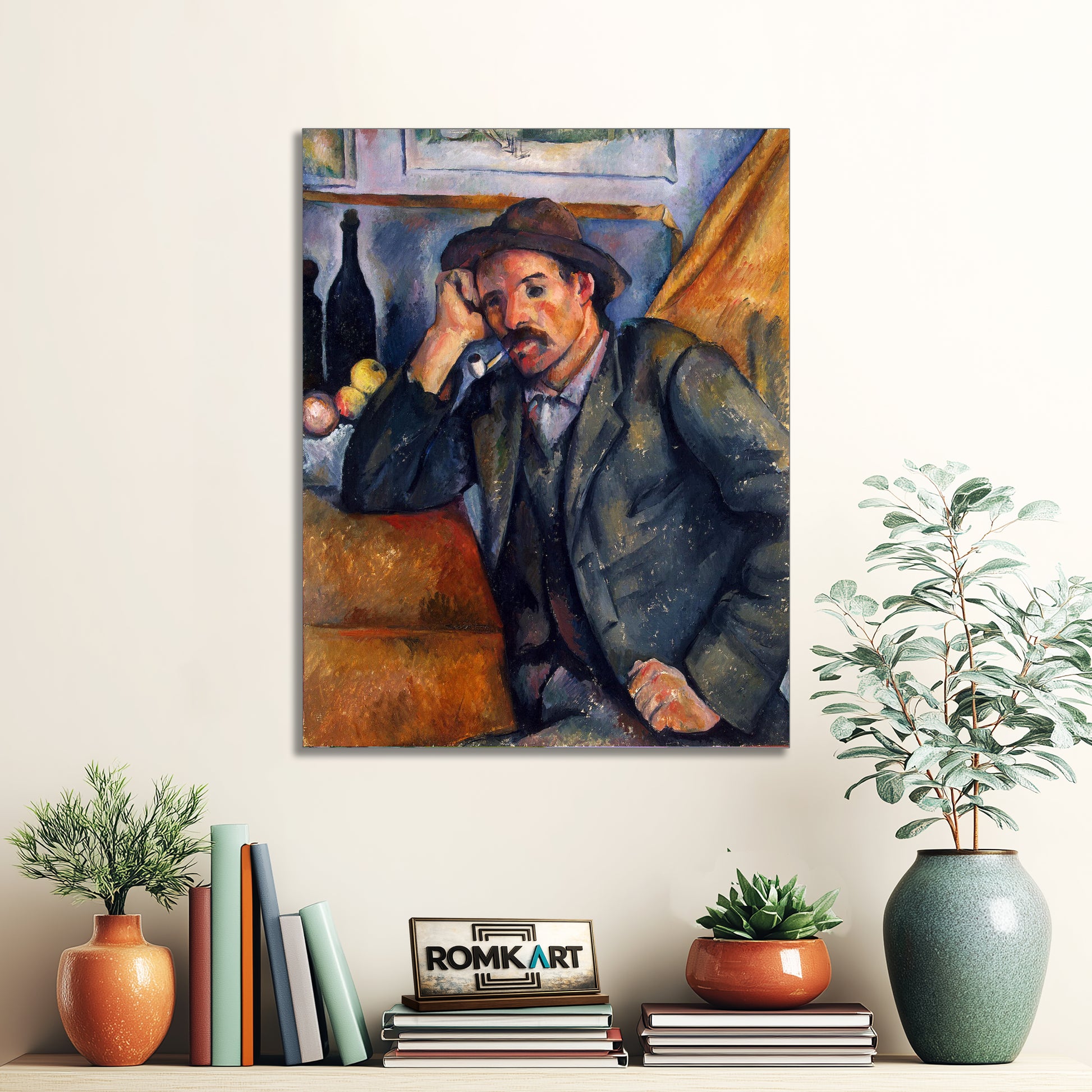 Paul Cezanne Le Fumeur De Pipe The Smoker – Reproduction