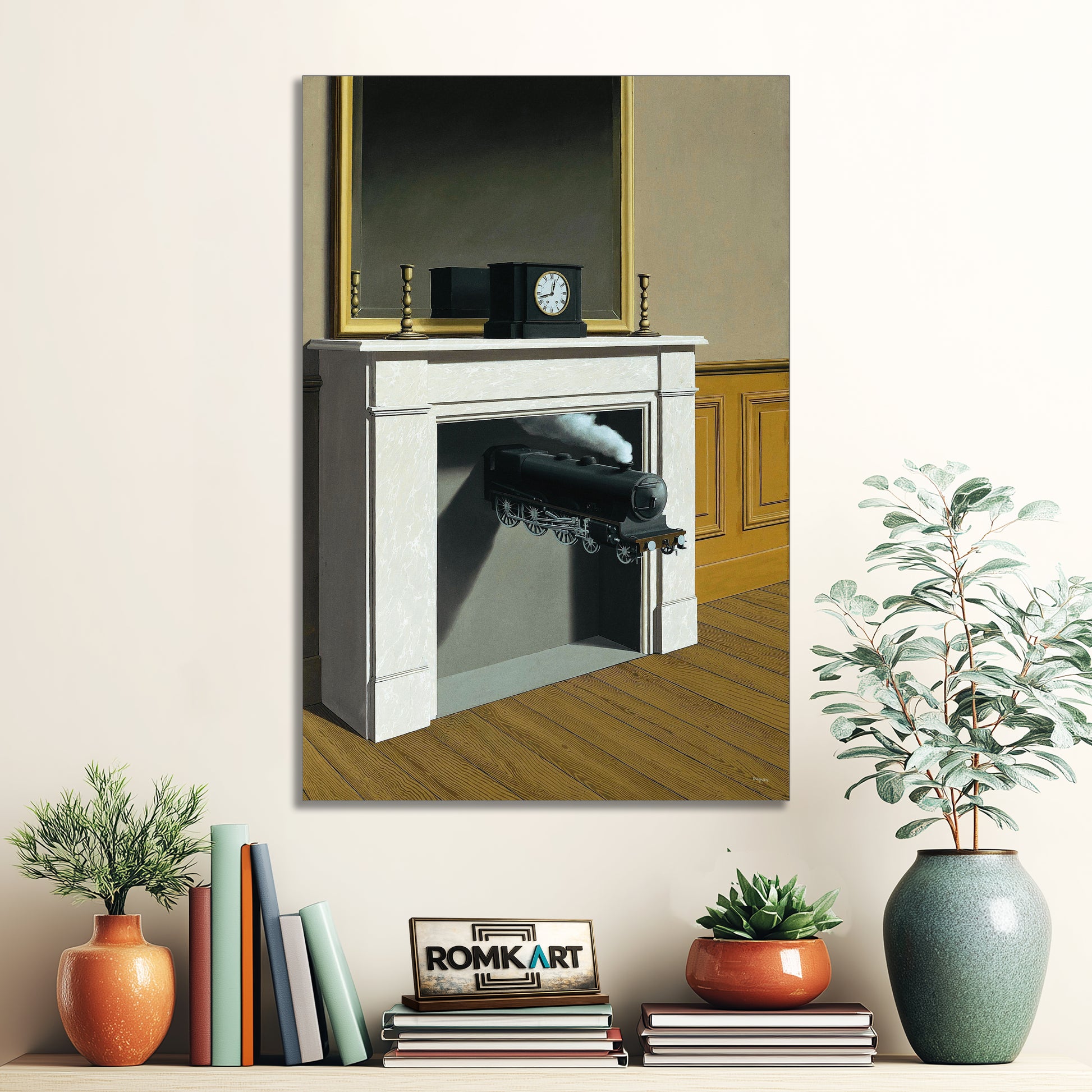Rene Magritte Time Transfixed 1938 – Reproduction