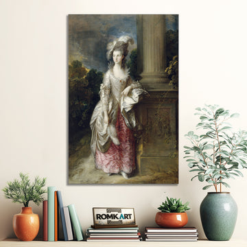 Thomas Gainsborough Portrait Of Mrs Mary Graham 1775 – Reproduction