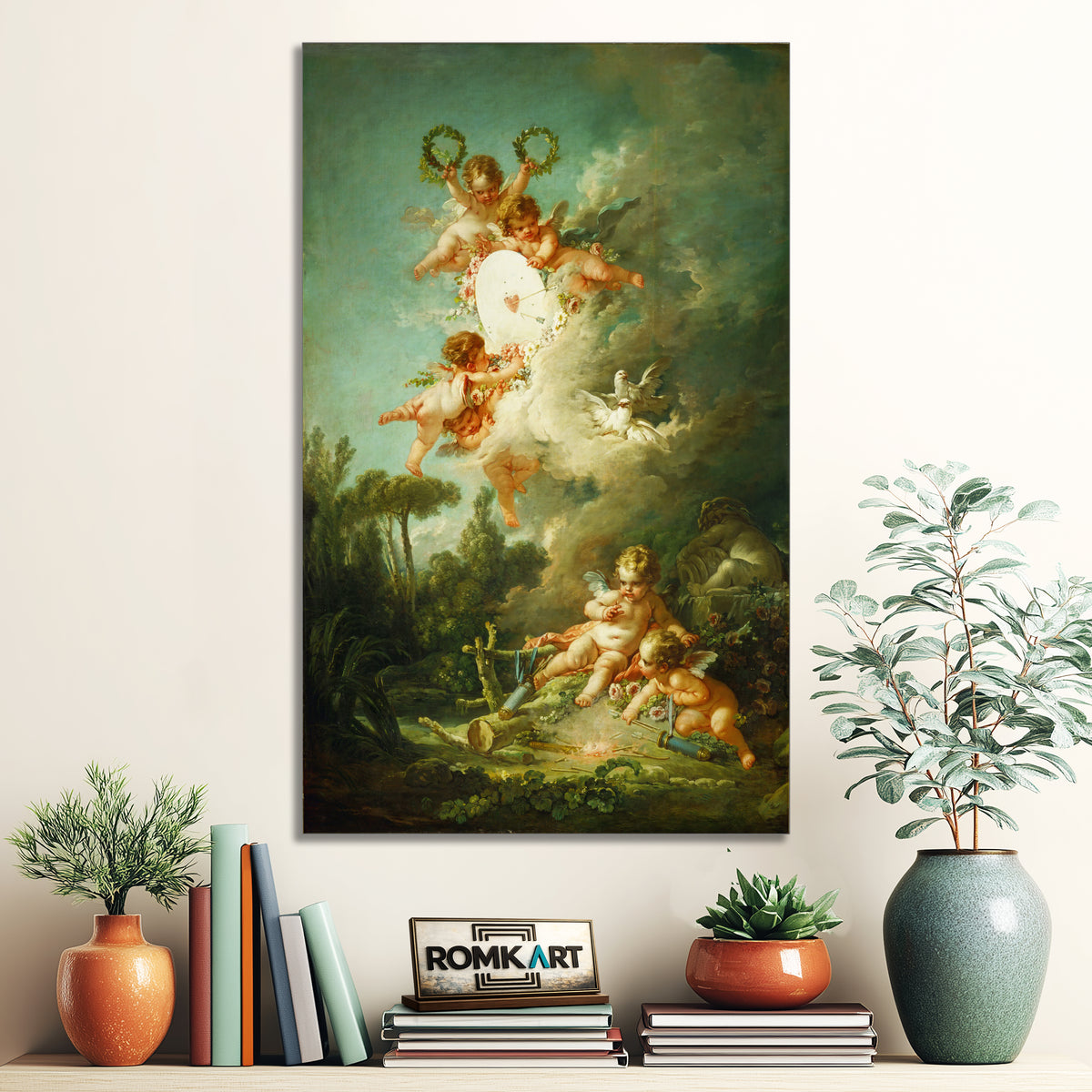 Francois Boucher The Target Of Love 1758 – Reproduction