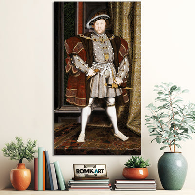 Hans Holbein The Younger Portrait Of Henry Viii 1537 – Reproduction