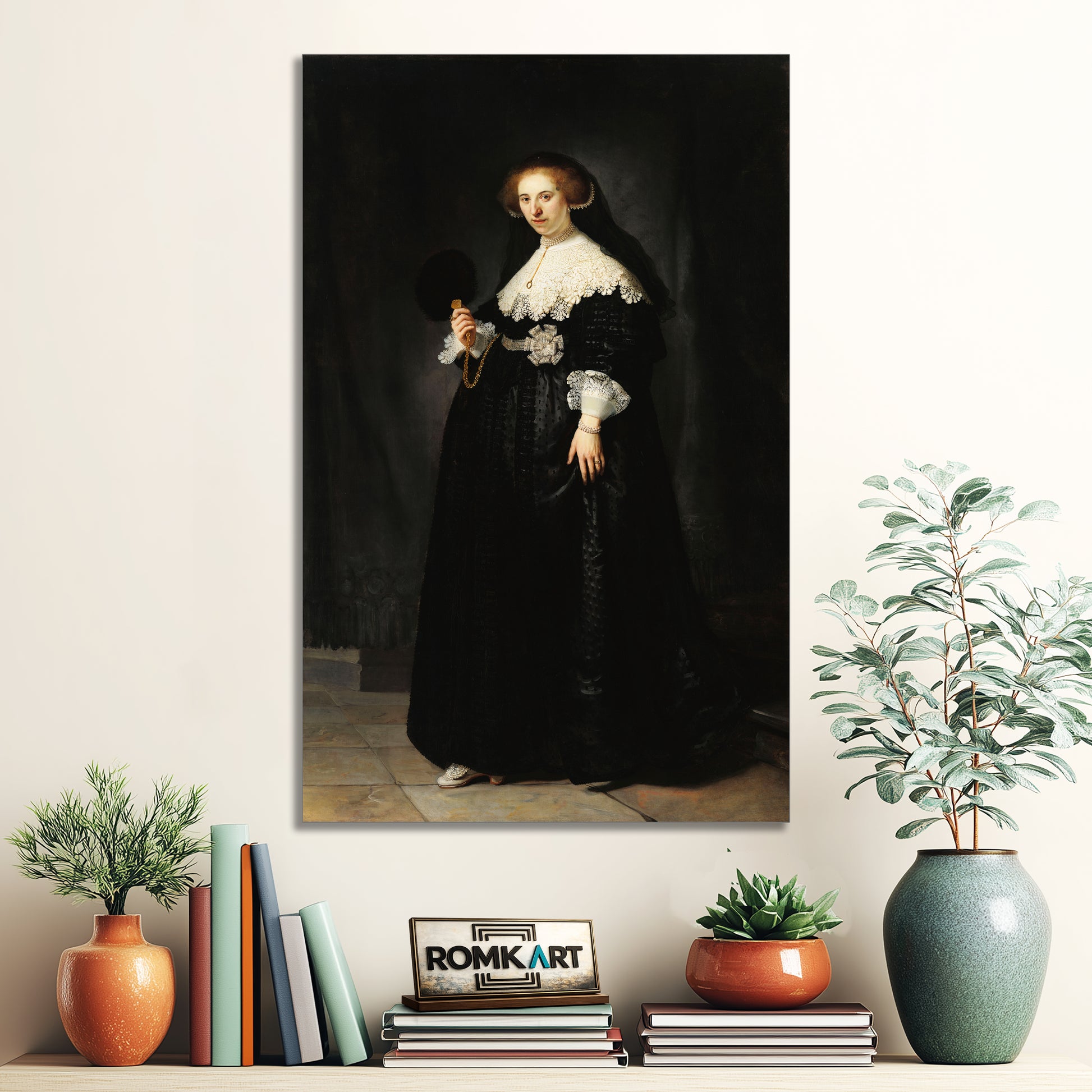 Rembrandt Portrait of Oopjen Coppit 1634 – Reproduction