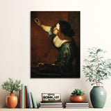 Artemisia Gentileschi Self-portrait As The Allegory Of Painting – Reproduction