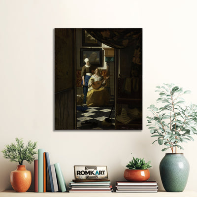 Johannes Vermeer The Love Letter 1669 – Reproduction