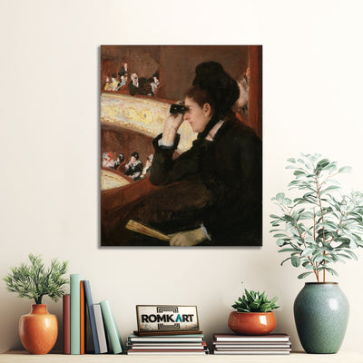 Mary Cassatt In The Loge 1878 – Reproduction
