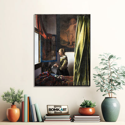 Johannes Vermeer Girl Reading A Letter At An Open Window 1657 – Reproduction