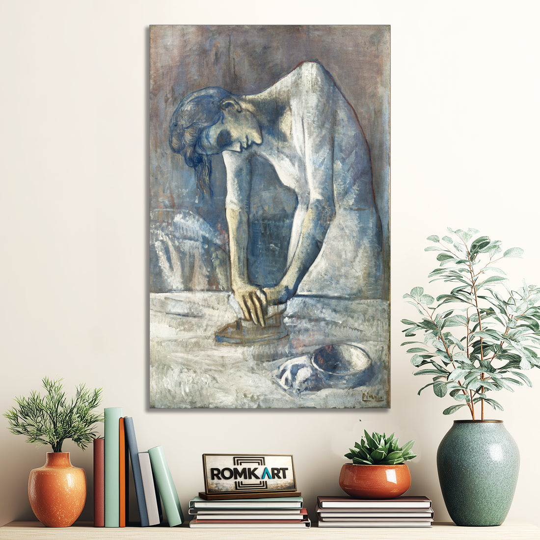 Pablo Picasso Woman Ironing 1904 – Reproduction
