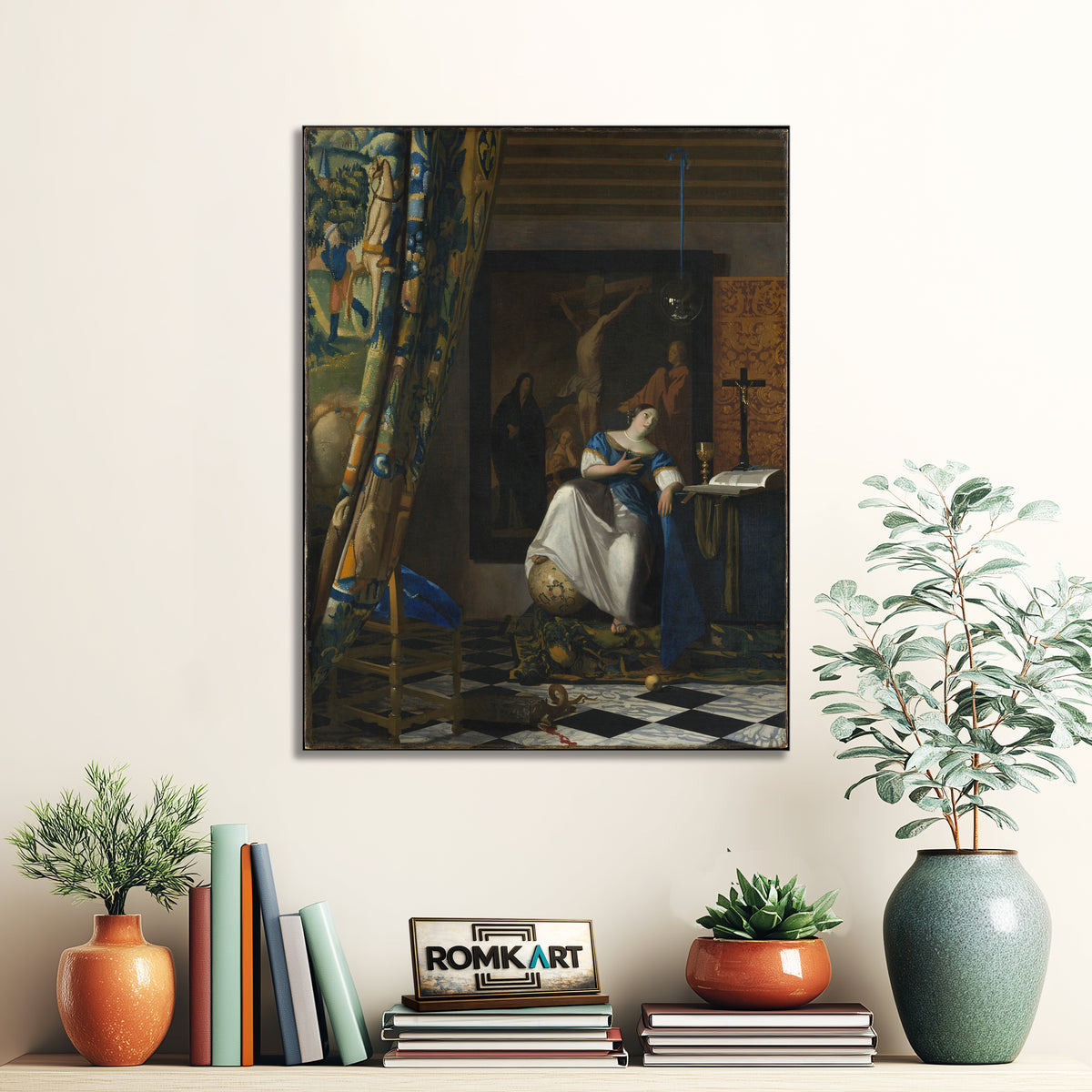 Johannes Vermeer The Allegory Of Faith 1670-1672 – Reproduction