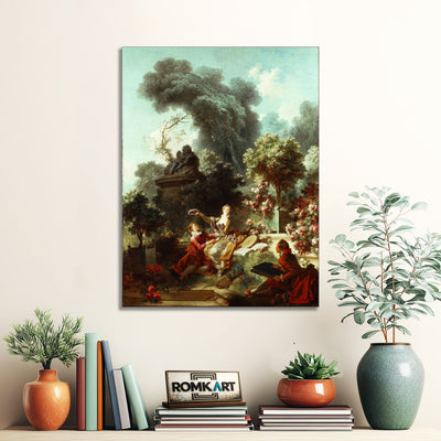 Jean-honor Fragonard The Progress Of Love The Lover Crowned 1771-72 – Reproduction
