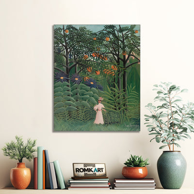 Henri Rousseau Woman Walking In An Exotic Forest 1905 – Reproduction