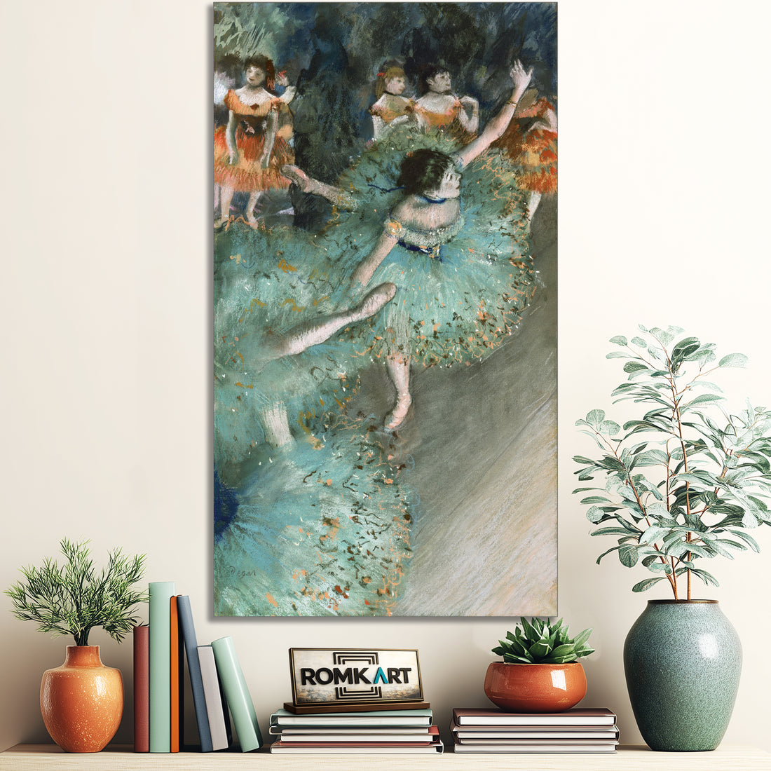Edgar Degas Swaying Dancer - Dancer In Green 1877 - 1879 – Reproduction