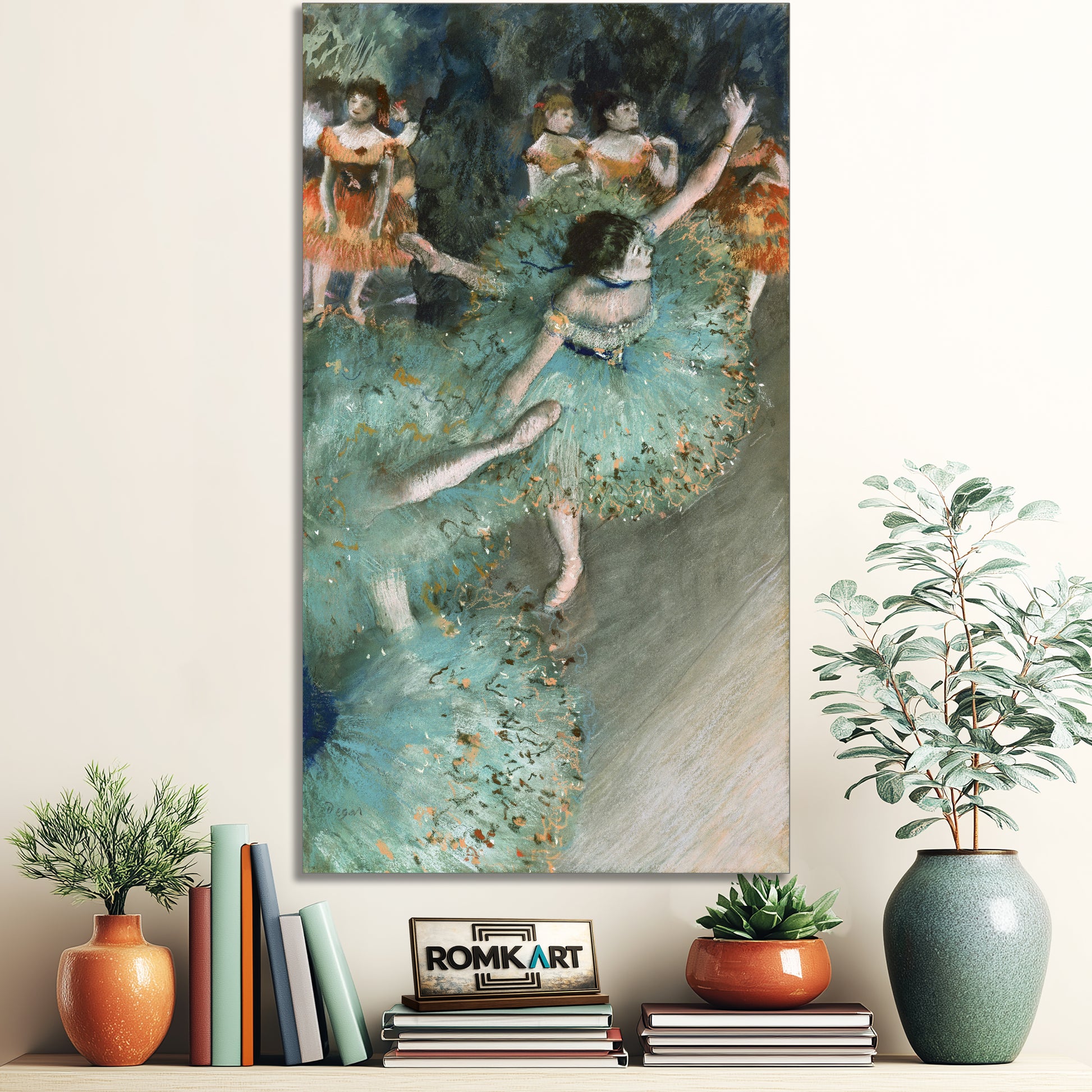 Edgar Degas Swaying Dancer - Dancer In Green 1877 - 1879 – Reproduction