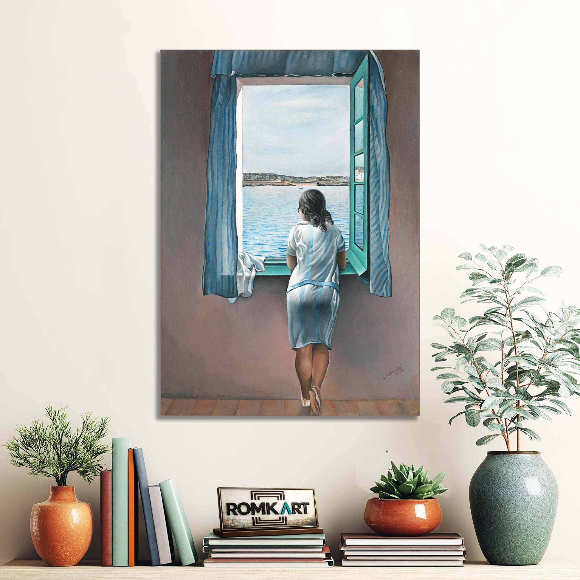 Salvador Dali Girl At The Windows 1925 Ana Maria – Reproduction