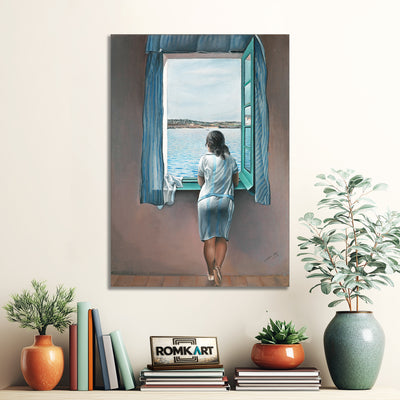Salvador Dali Girl At The Windows 1925 Ana Maria – Reproduction