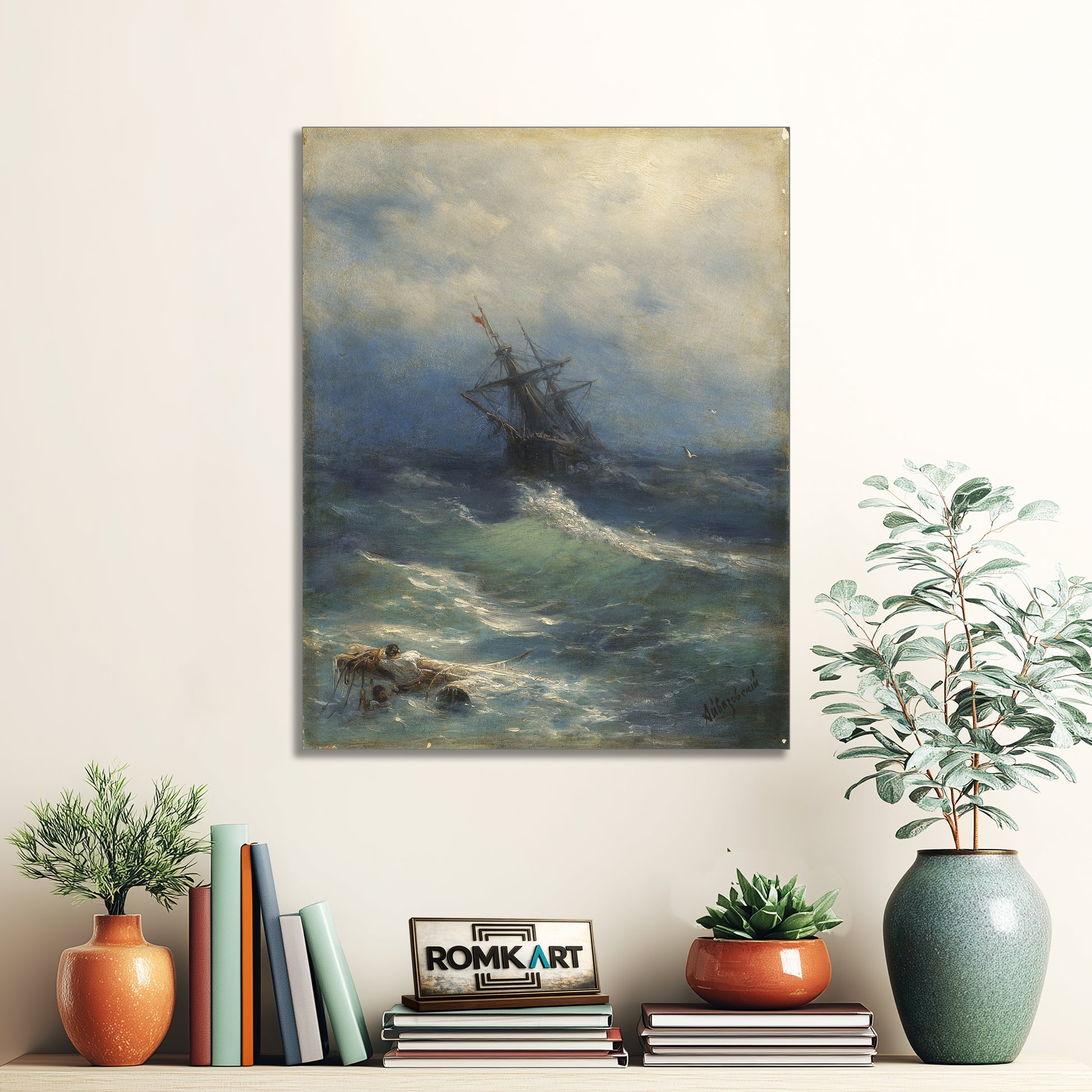 Ivan Aivazovsky Stormy Sea – Reproduction