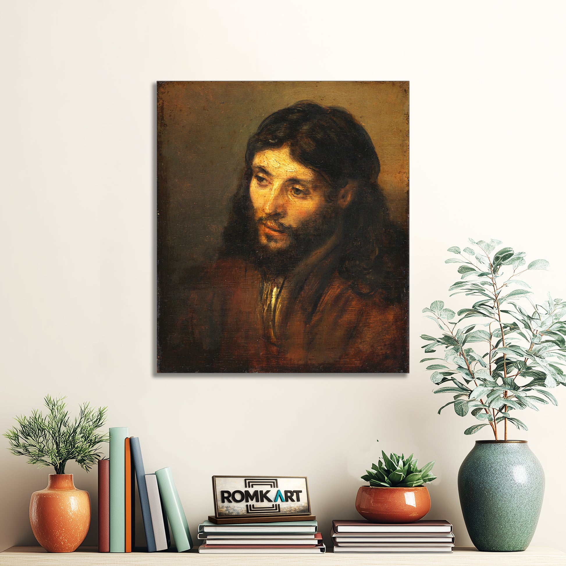 Rembrandt Head Of Christ 1640 – Reproduction