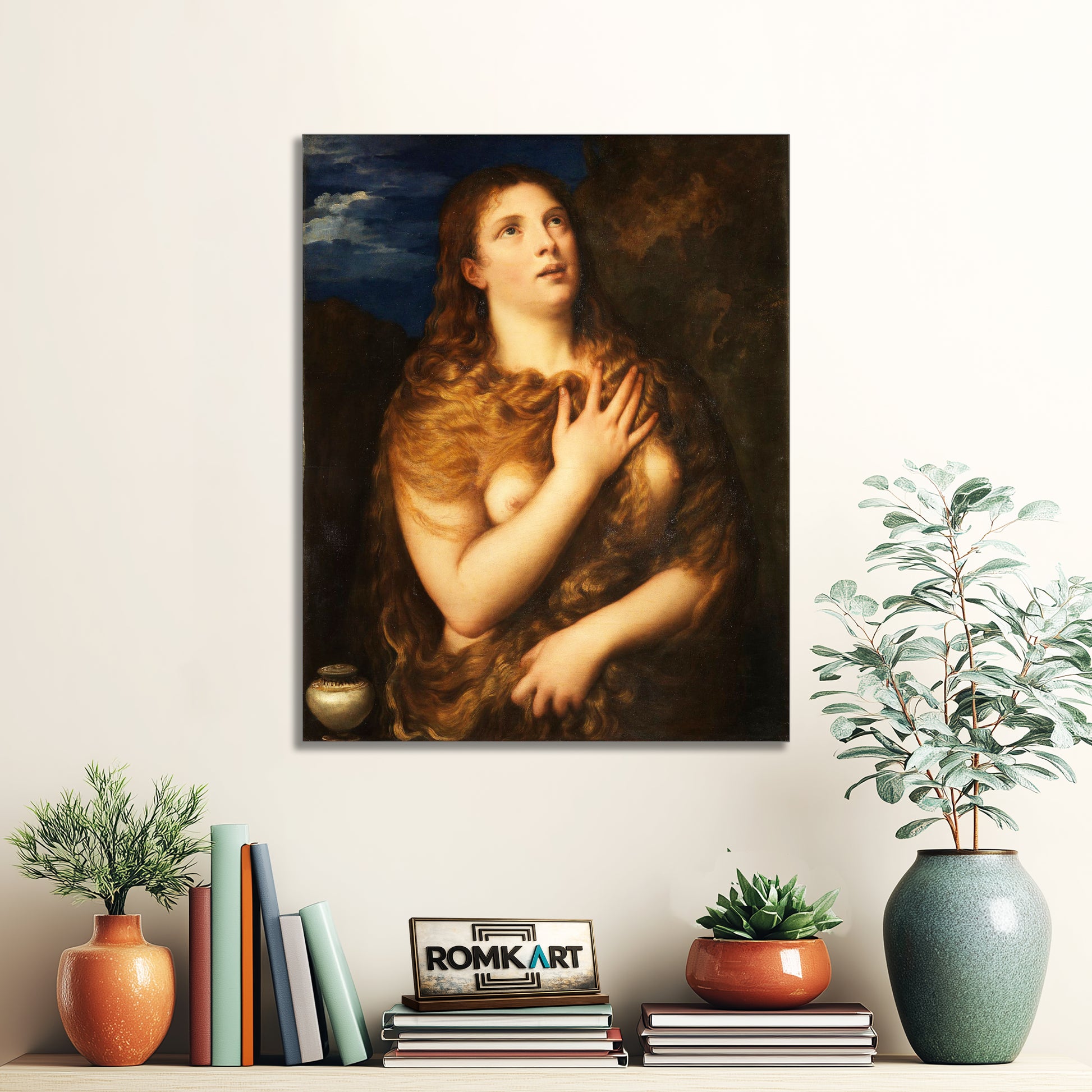 Titian Penitent Magdalene 1533 – Reproduction