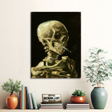 Vincent Van Gogh Skull Of A Skeleton With Burning Cigarette 1886 – Reproduction